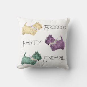 Coussin Animaux de fête Terrier écossais