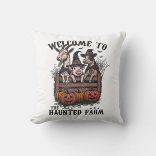 Coussin Animaux de la ferme Halloween