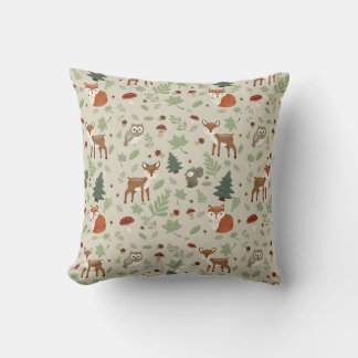 Coussin Animaux des bois