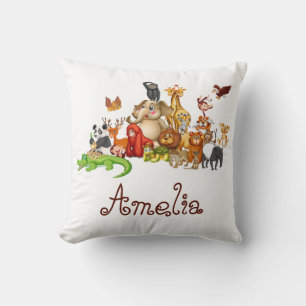 Coussin Animaux personnalisés de l'enfant