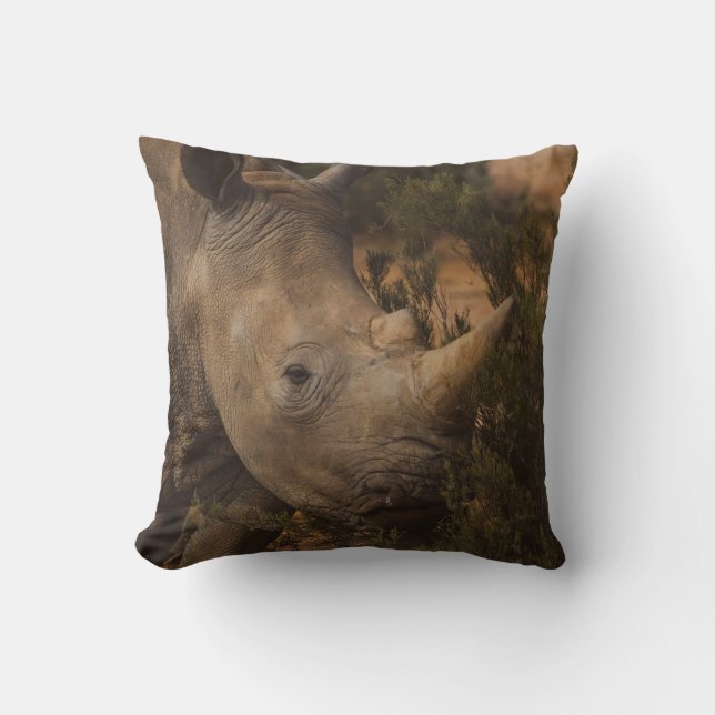COUSSIN ANIMAUX SAUVAGES RHINO (Recto)