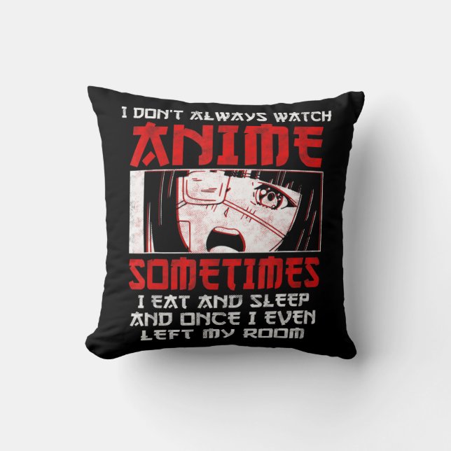 Coussin Anime Art Lover Pour Filles Femmes Garçons mignonn (Recto)
