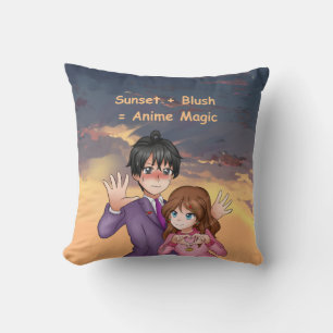 Coussin Anime Magie - Sunset Blush