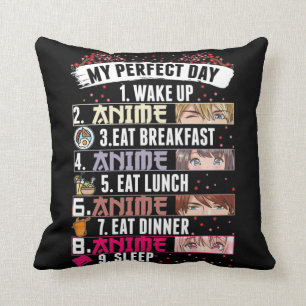 Coussin Anime Perfect Day Otaku Girl Japonaise Manga japon