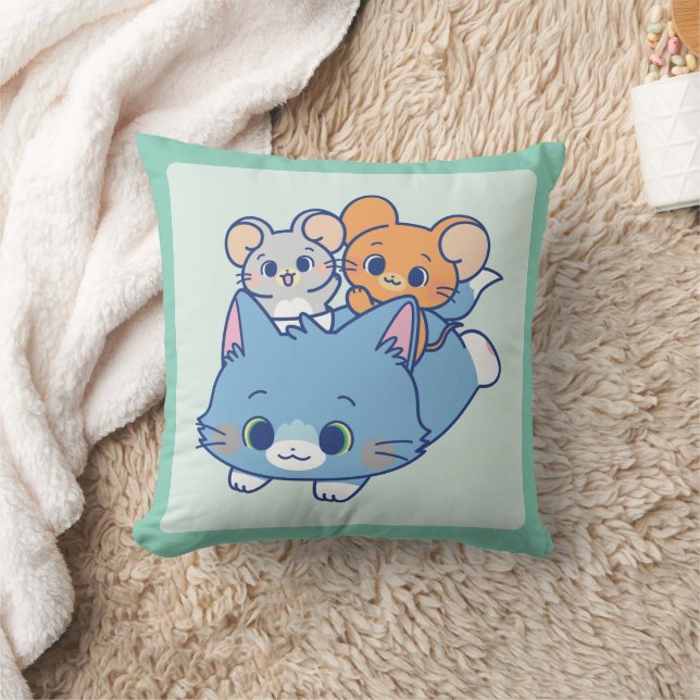 Coussin Anime Tom, Jerry et Tuffy (Couverture)