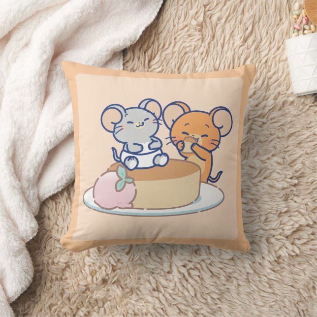 Coussin Anime Tuffy et Jerry Cheesecake (Couverture)