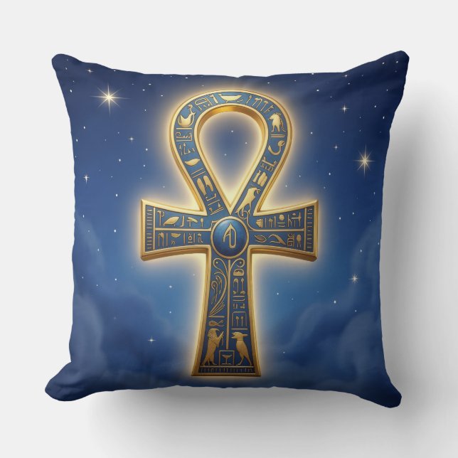 Coussin Ankh Symbol Meaning – Key of Life´11 (Recto)