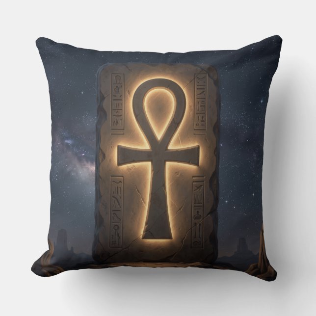 Coussin Ankh Symbol Meaning – Key of Life´12 (Recto)