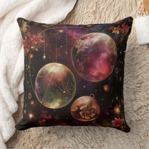Coussin Anneau de planète à cristal cosmique Fantastique A