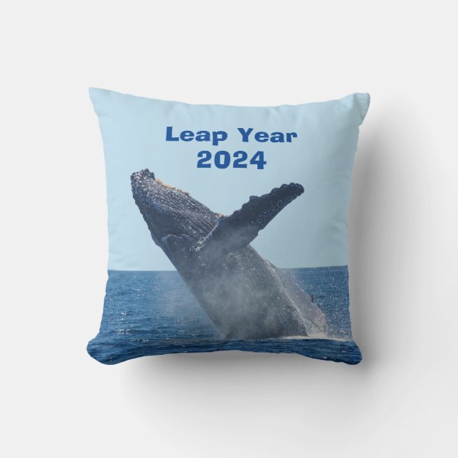 Coussin Année bissextile 2024 (Recto)