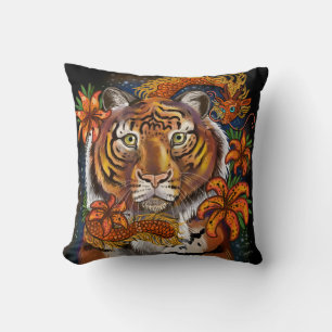 Coussin Année chinoise du tigre
