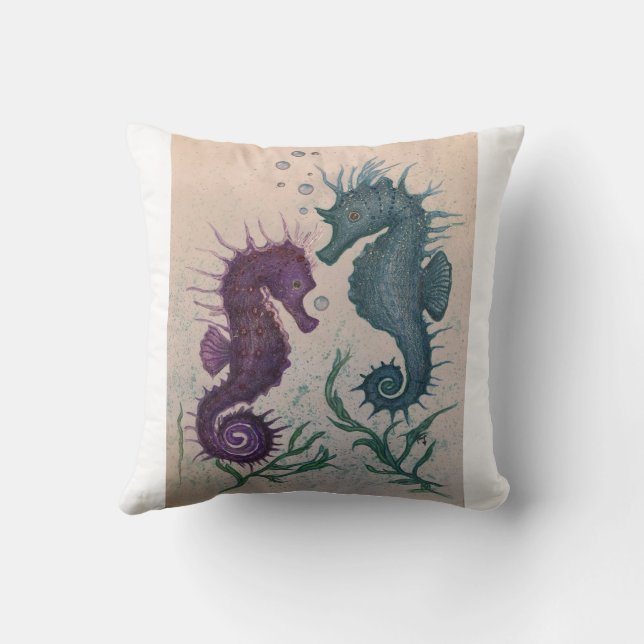 Coussin Année des hippocampes (Verso)