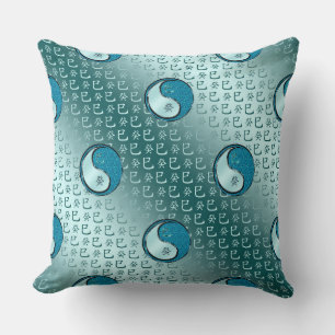 Coussin Année du serpent d'eau
