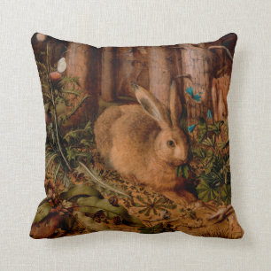 Coussin Année européenne du lapin de peinture 2023 Couss