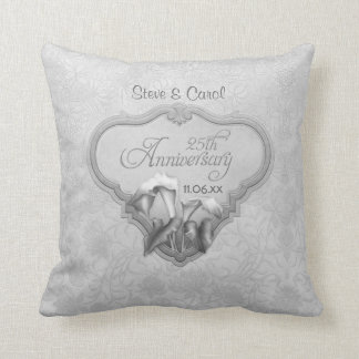 Coussin Anniversaire de Calla Lily Silver - Personnaliser