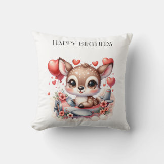 Coussin Anniversaire de Deer Pilot