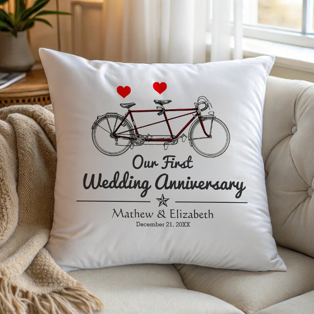 Coussin Anniversaire de mariage fait sur commande de (Créateur téléchargé)