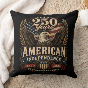 Coussin Anniversaire des 250 ans des États-Unis d'Amérique