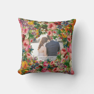 Coussin Anniversaire du mariage vintage - AJOUTER LA PHOTO