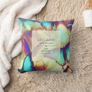 Coussin Anniversaire du papillon