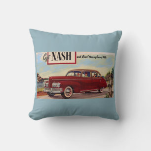 Coussin Annonce automobile Nash 1941