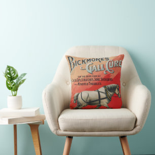 Coussin Annonce Vintage Pour Le Gall Cure De Bickmore Pour
