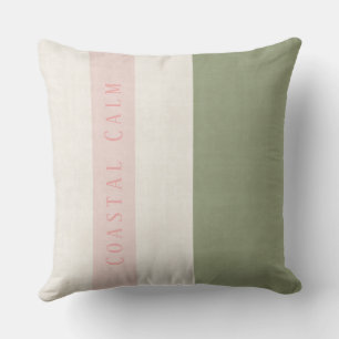 Coussin Anouke Côtière Rayures Estompées du Rivage