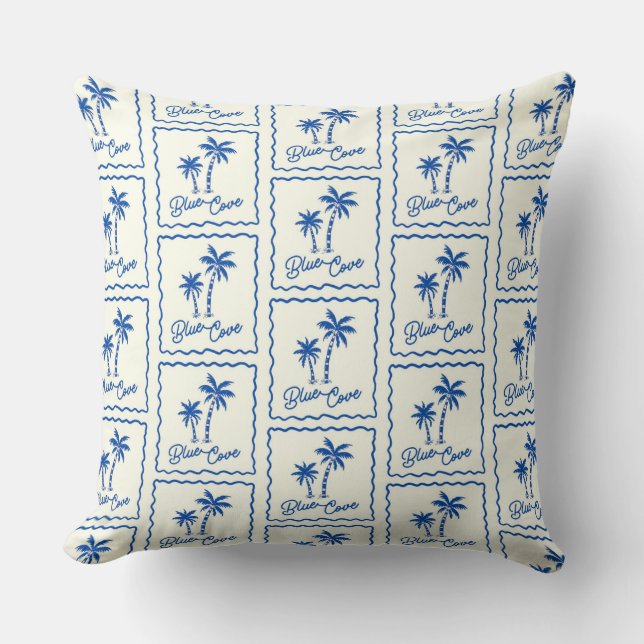 Coussin Anse Bleue (Recto)