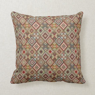 Coussin Anthropologie traditionnelle colorée Maroca bohème