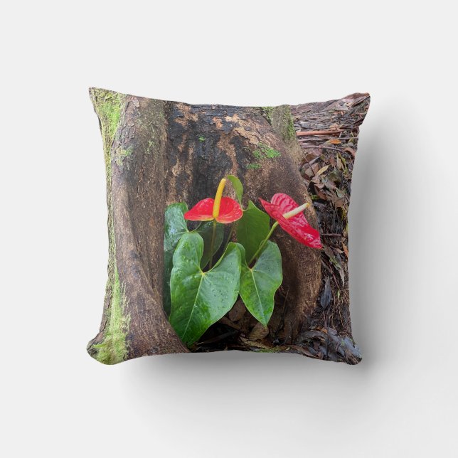 Coussin Anthurium (Recto)
