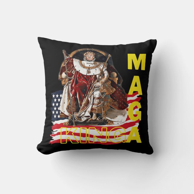 Coussin Anti Joe Biden Ultra Maga Le Retour Du Grand (Recto)