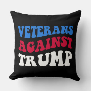 Coussin Anti-Trump - Les vétérans contre Trump II