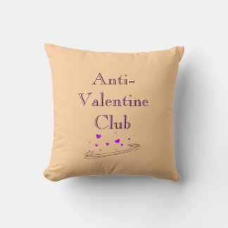 Coussin Anti Valentine Club Cute Minimal Pastel Art
