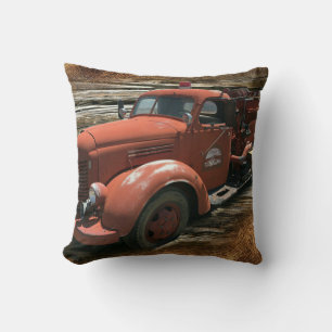 Coussin Antique Fire Truck Vintage Fire