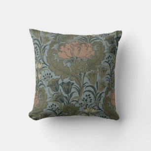 Coussin Antique Fleur Morris Jardin Fond d'écran Floral