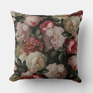 Coussin Antique Jan Davidsz. des Roses luxuriants