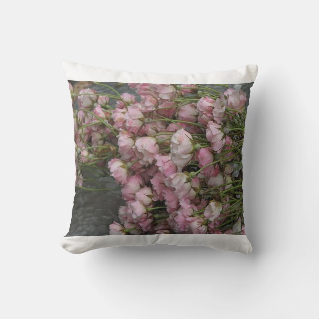Coussin Antique rose spray (Recto)