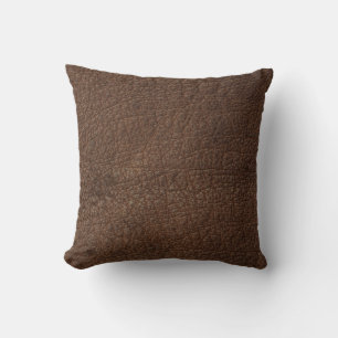 Coussin Antique Tan Cuir Imprimer Cushion Texture Motif