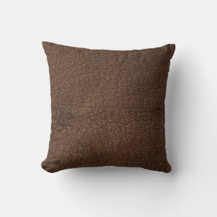 Coussin Antique Tan Cuir Imprimer Cushion Texture Motif