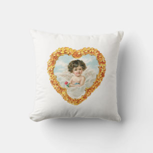 Coussin Antique Valentine Cupid
