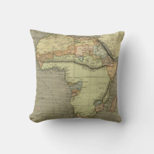Coussin Antique vieille carte inspirée