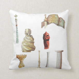 Coussin Antonio Gaudi. Barcelone. L'Espagne. Architectural