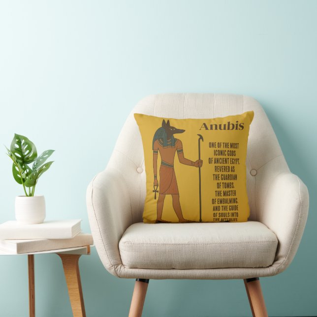 Coussin Anubis - Ancient Egyptian History (Chaise)