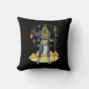 Coussin Anubis Dieu égyptien Ancienne Mythologie Ankh