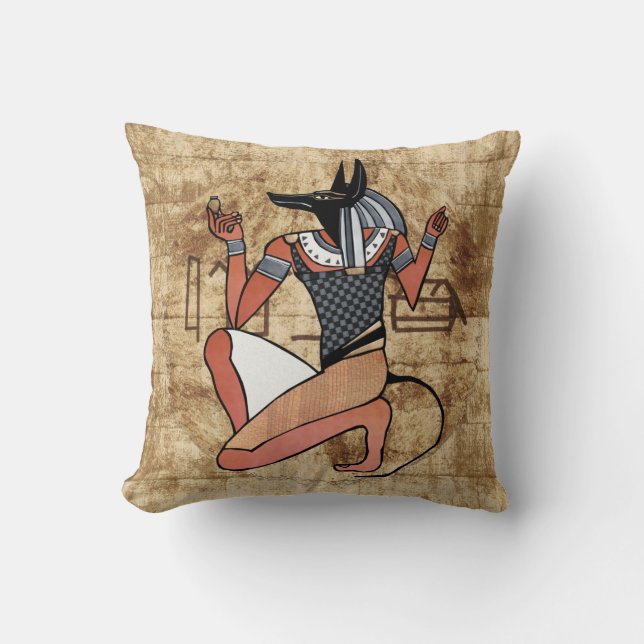 Coussin Anubis The Guardian Egyptian (Recto)