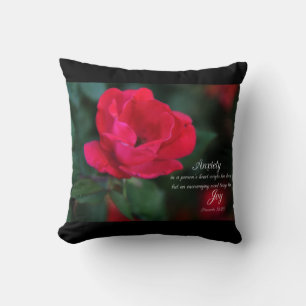 Coussin Anxiété - couplet de joie des proverbes avec Rose