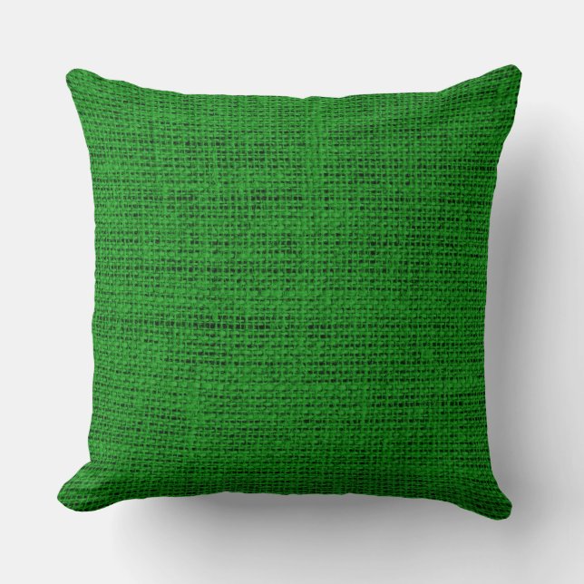 Coussin Ao (anglais) burlap lin arrière - plan (Recto)