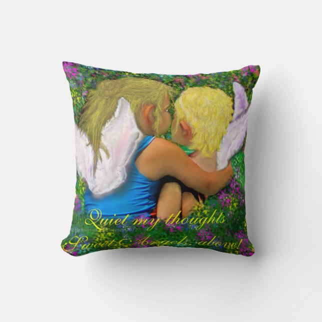 Coussin Apaisez mes pensées (Recto)