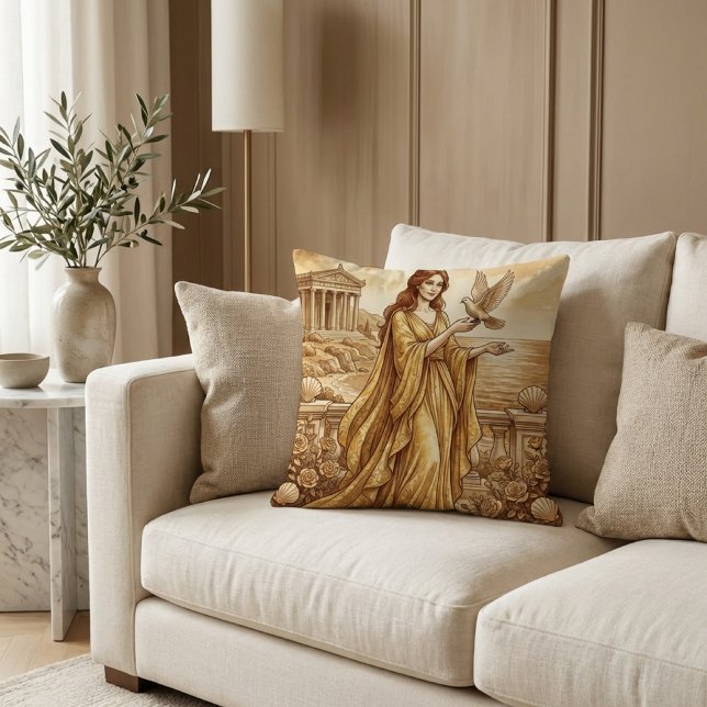 Coussin Aphrodite déesse grecque (Créateur téléchargé)