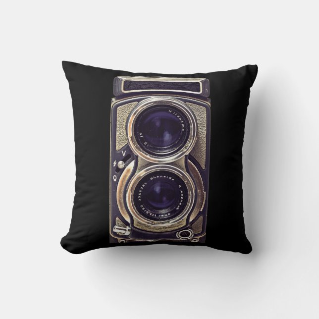Coussin Appareil-photo démodé (Recto)